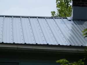 metal roof, Exposed Fastener Metal Roofing