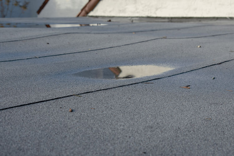 flat roof drains system leak repairs