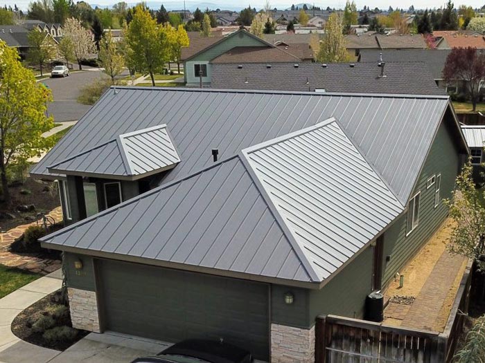 Standing Seam Metal Roof residential roofing contractors in oregon