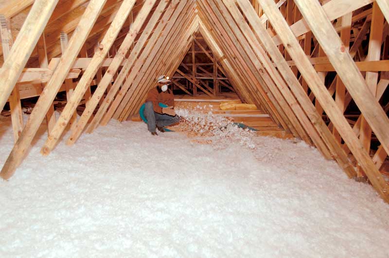 Ridge Vent blown in insulation contractor